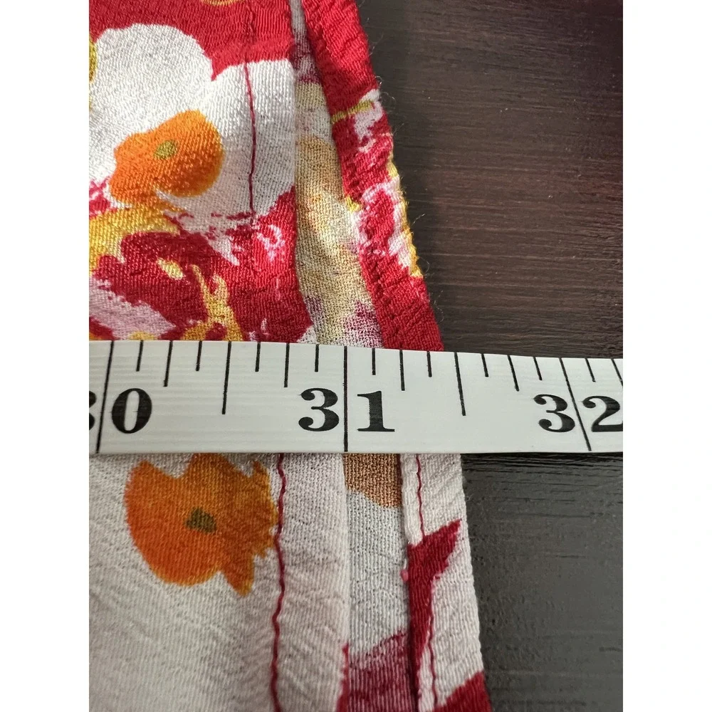 & Other Stories Floral‎ Mini Dress Sz US 8 Batwing Flowy Casual Beach Resort - Picture 10 of 10